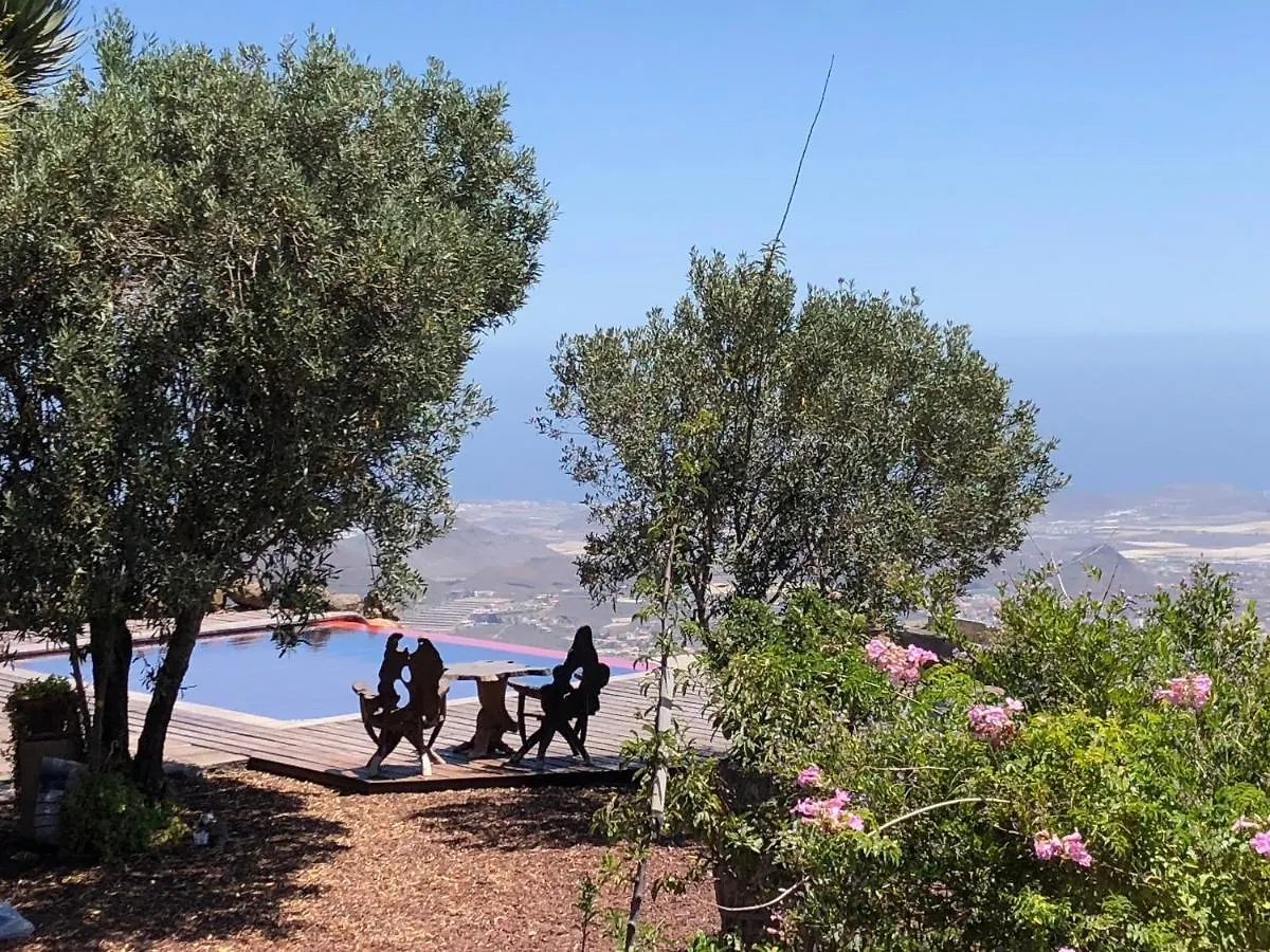 Willa Historic Canarian House, Private Heated Infinity Pool, Bbq, Wifi + Panoramic Ocean Views Arona